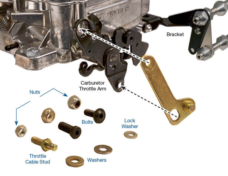 Edelbrock Carburetor TV linkage Corrector