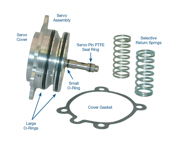 C6 Servo Piston Kit "R" Ratio